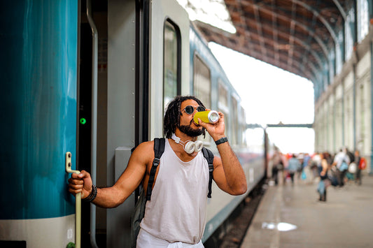 rehydration tablets - train traveller