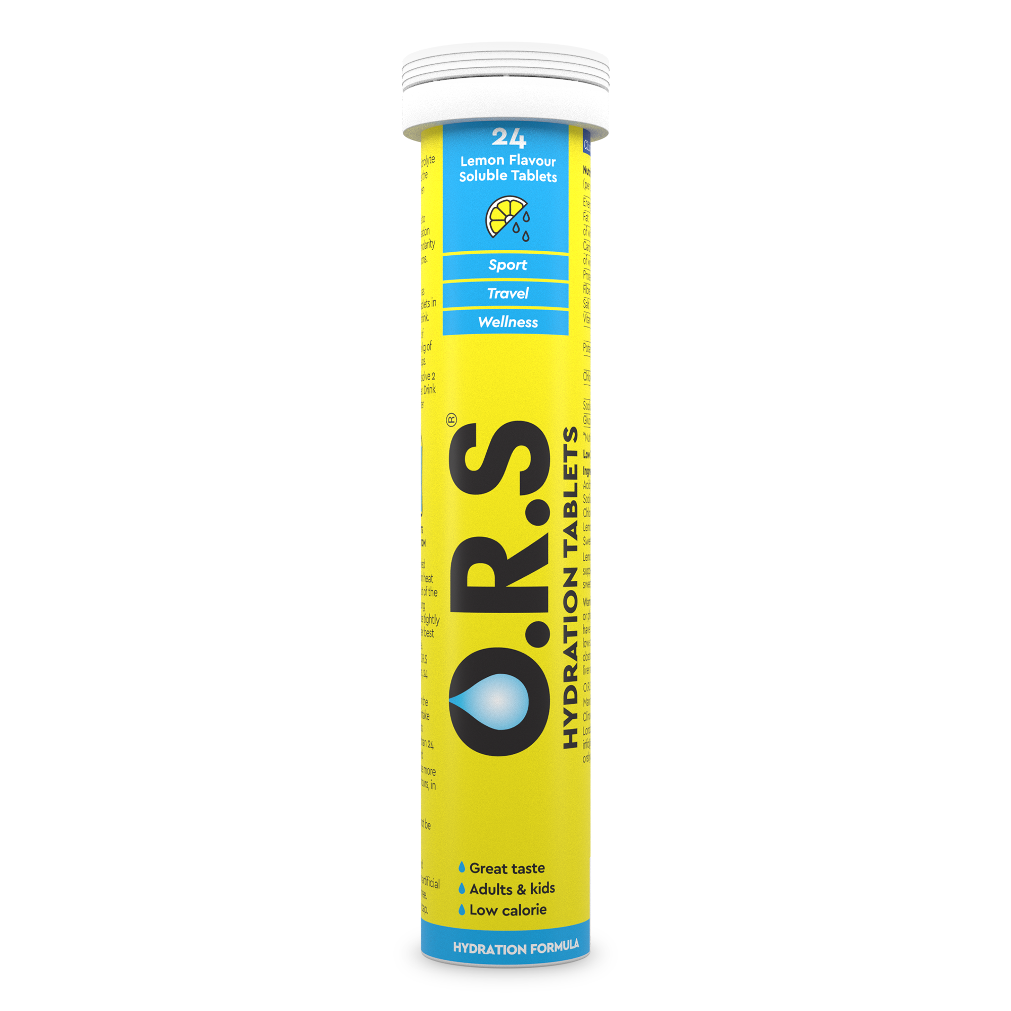 Electrolyte Tablets in Lemon Flavour for Everyday Hydration