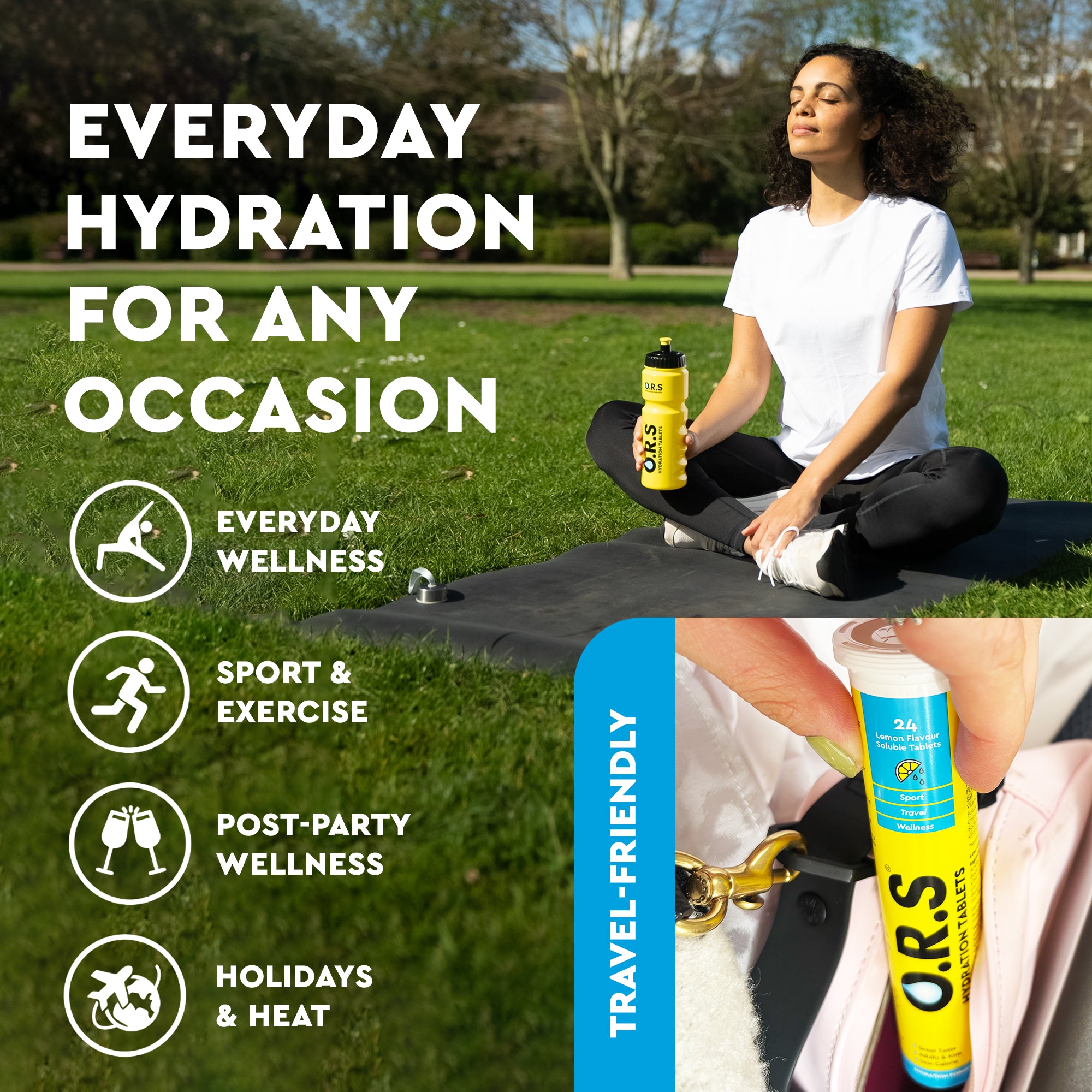 ORS Hydration Tablets オーアールエス 24本セット O.R.S Hydration Saver Packs - Save 25% on ORS Electrolytes