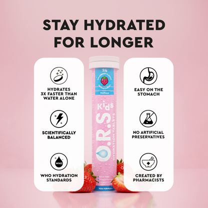 Strawberry Electrolyte Tablets