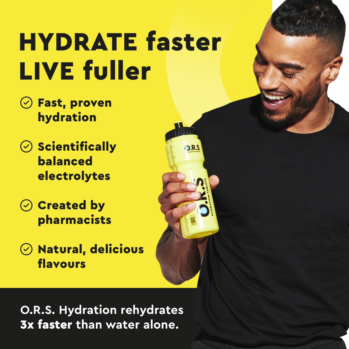 O.R.S Hydration - Electrolyte Tablets in Natural Flavours
