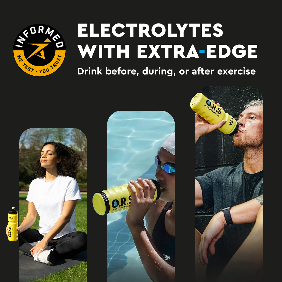 O.R.S Hydration - Electrolyte Tablets in Natural Flavours