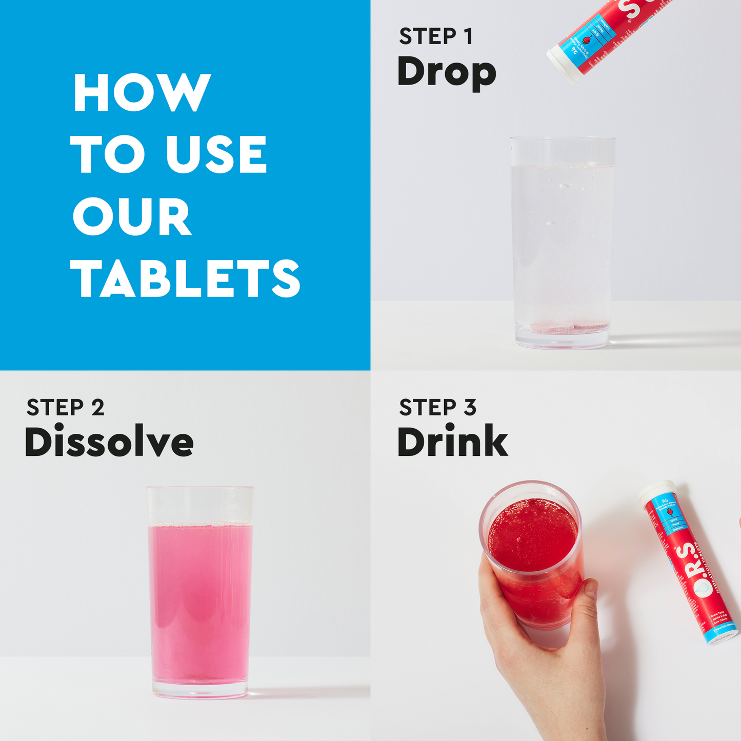 Strawberry Electrolyte Tablets