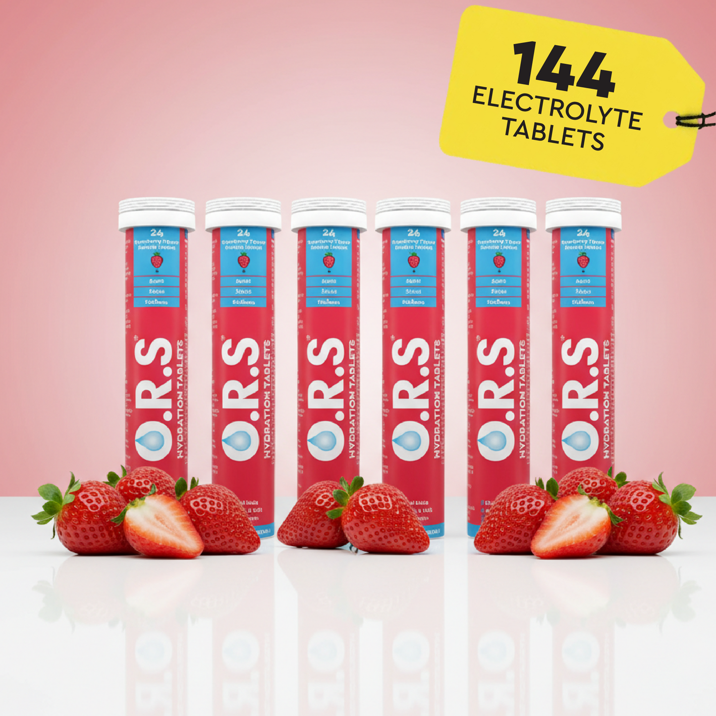 Strawberry Electrolyte Tablets